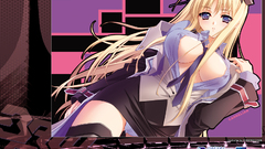 Blondes panties blue eyes