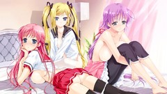 Blondes panties blue eyes