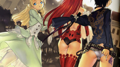 Blondes panties dress blue