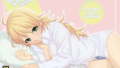 Blondes panties ecchi cleavage