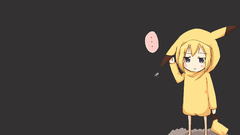 Blondes Pikachu hoodies gray