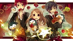 Blondes redheads blue hair