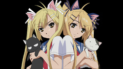 Blondes school uniforms nyan