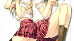 Blondes stockings blue eyes