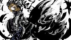 Blondes tails abstract touhou