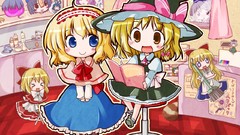 Blondes touhou blue eyes