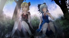 Blondes touhou forests cirno