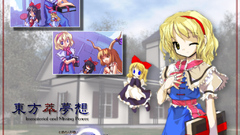 Blondes touhou miko hakurei