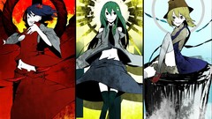 Blondes touhou tie wind