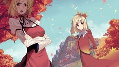Blondes touhou Trees autumn