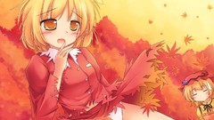 Blondes touhou underwear panties Aki Minoriko Aki Shizuha