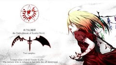 Blondes touhou wings dress