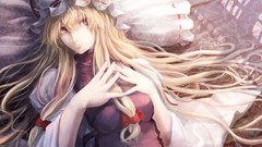 Blondes touhou yakumo yukari
