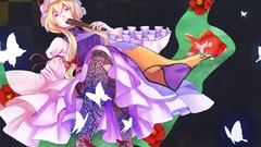 Blondes touhou yakumo yukari