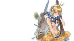 Blondes vocaloid blue eyes