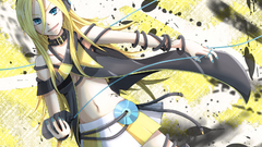 Blondes vocaloid blue eyes