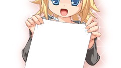 Blondes vocaloid blue eyes