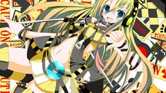 Blondes vocaloid blue eyes