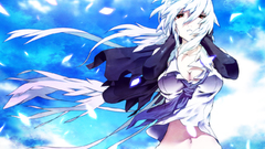 Blondes vocaloid cleavage wind