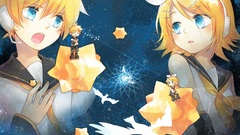 Blondes vocaloid twins kagamine