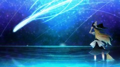 Blondes water blue touhou