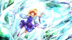 Blondes water touhou goddess