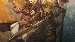 Blondes weapons green eyes