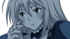 Blondes white transparent anime