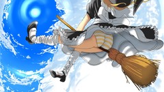 Blondes witch clouds touhou