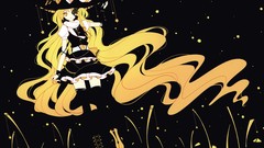 Blondes witch touhou black