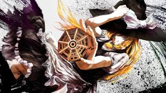 Blondes witch touhou dress