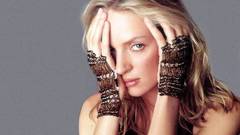 Blondes woman Actress Uma