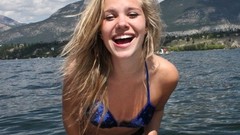 Blondes woman bikini Danika