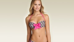 Blondes woman bikini models