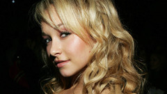 Blondes woman black dark