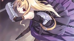 Blondes woman chainsaw skirts