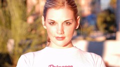 Blondes woman close-up dress