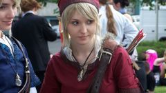 Blondes woman cosplay rule