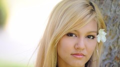 Blondes woman Flowers FTVGirls