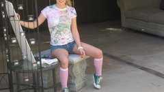 Blondes woman Lexi Belle