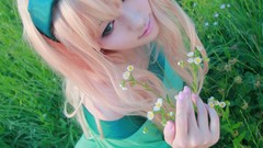 Blondes woman macross cosplay