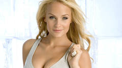 Blondes woman Mirjam Weichselbraun