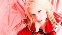 Blondes woman red Bianca