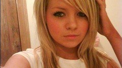 Blondes woman self shot