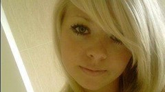 Blondes woman self shot