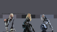 Blondes woman star wars