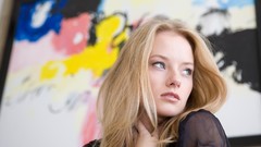 Blondes woman Velvet A