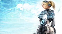 Blondes woman video games