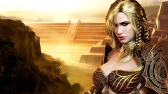 Blondes woman video games
