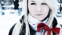 Blondes woman winter Laura